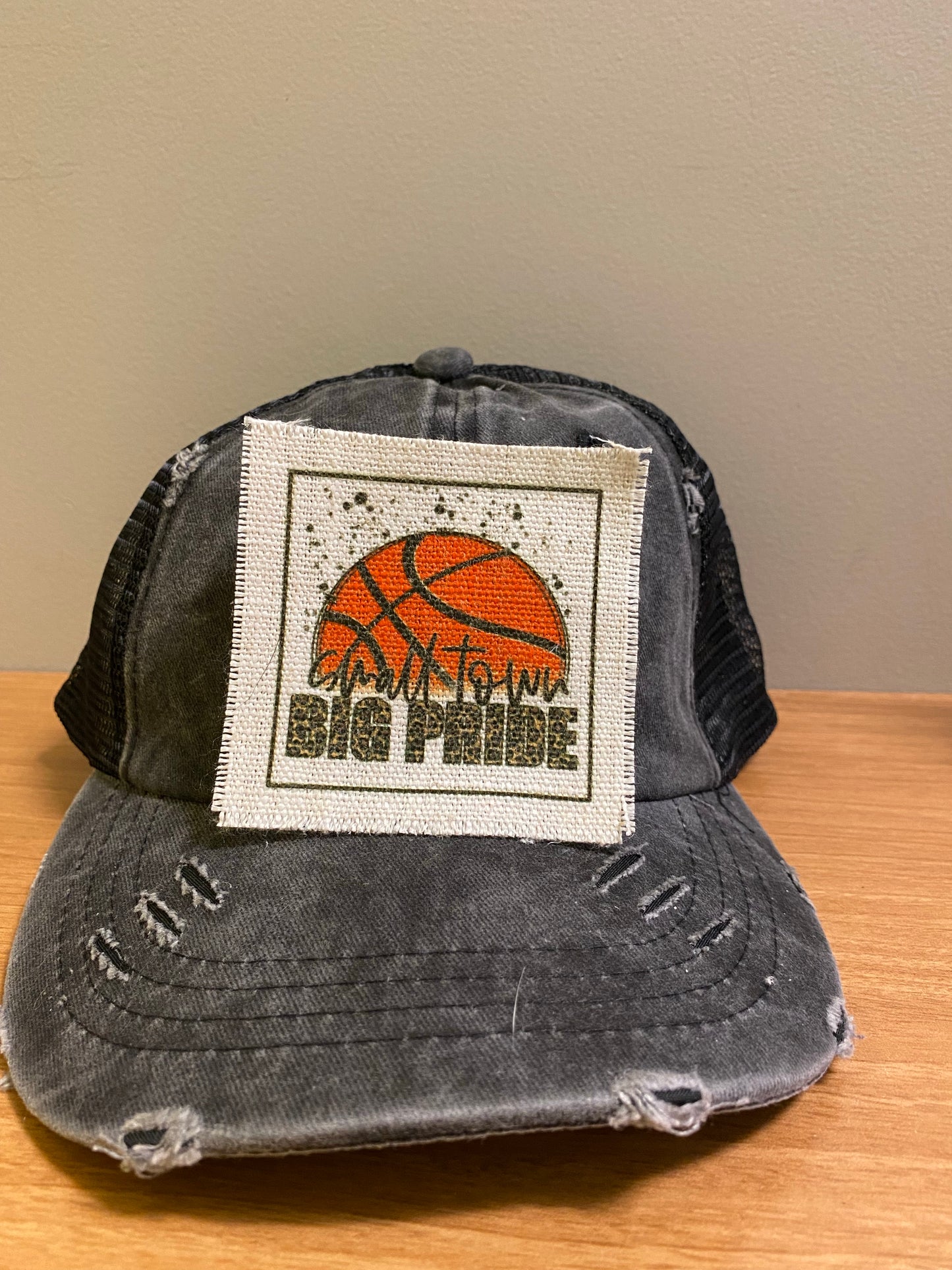 Small Town Big Pride Basketball Hat Patch