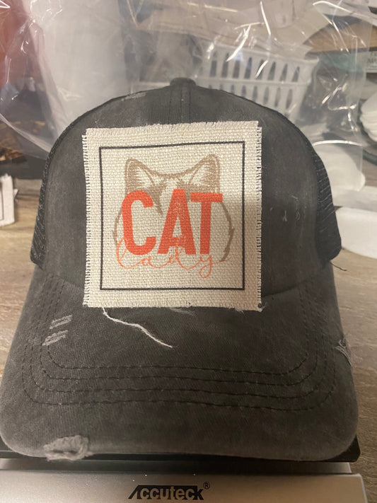 Cat Lady Hat Patch