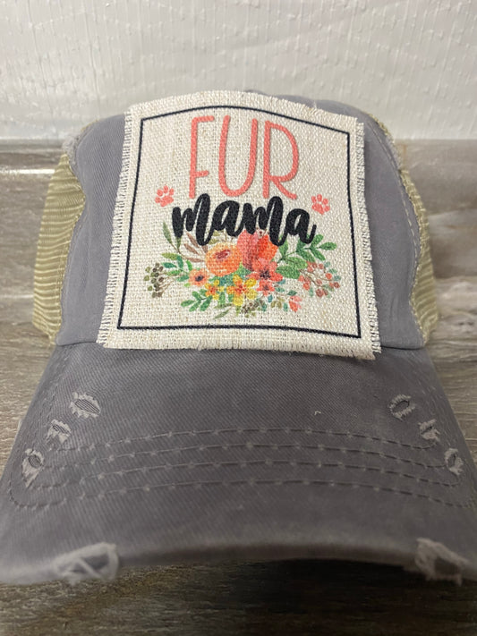 Fur Mama Hat Patch