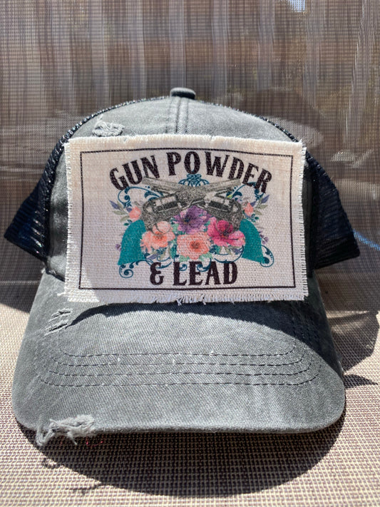 Gun Powder & Leader Hat Patch