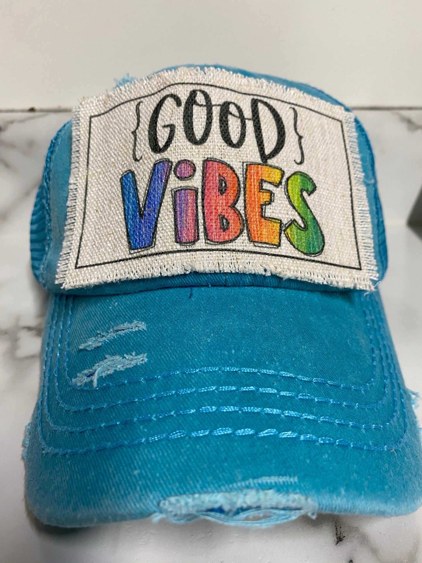 Good Vibes Hat Patch
