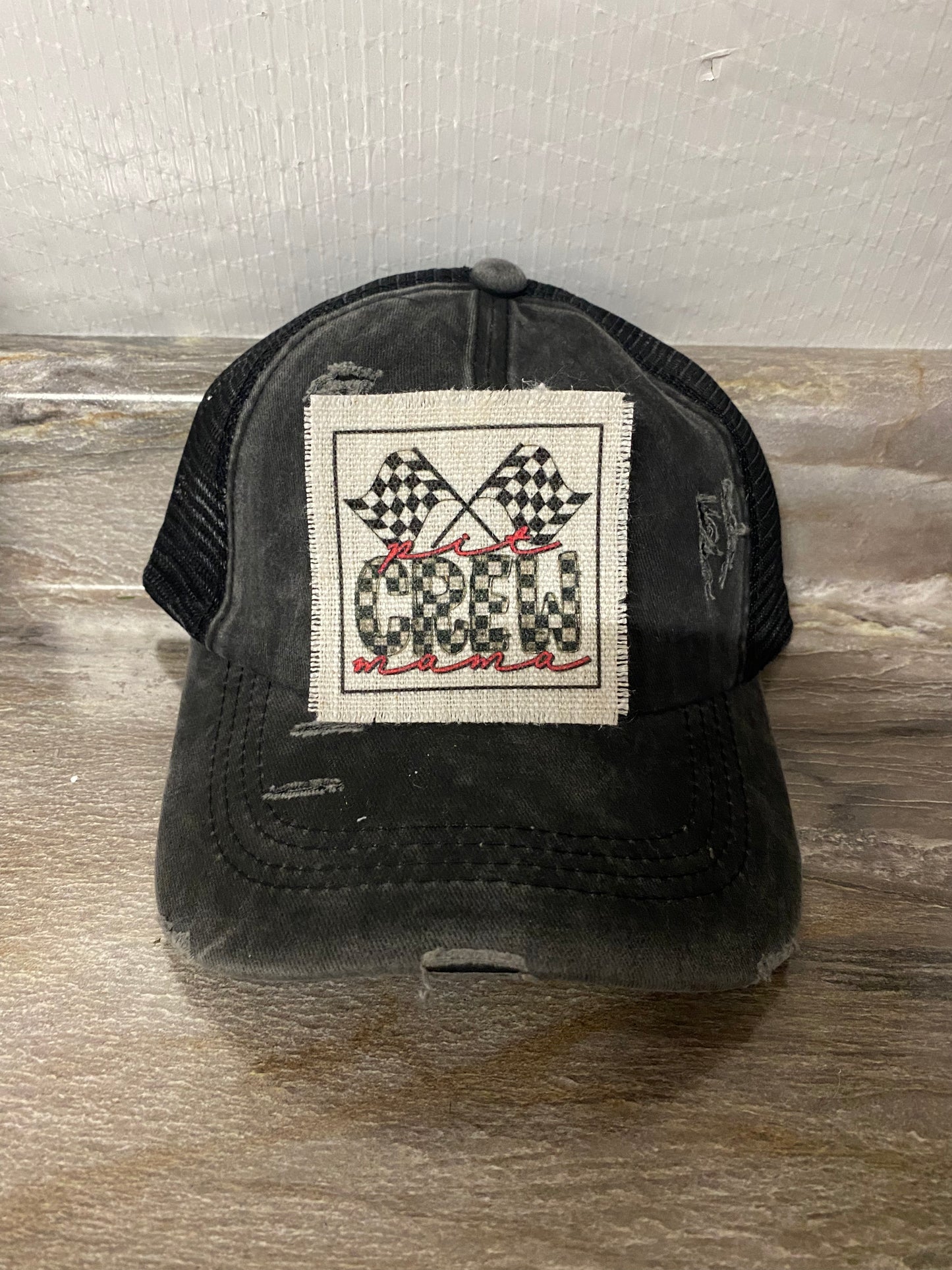 Pit Crew Mama Hat Patch