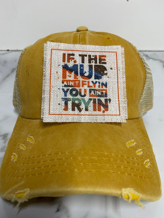 Mud Flyin Hat Patch