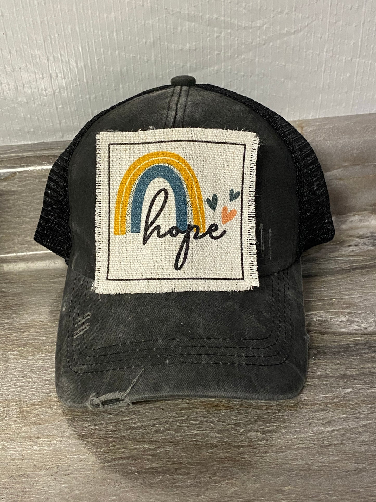 Hope with Rainbow Hat Patch