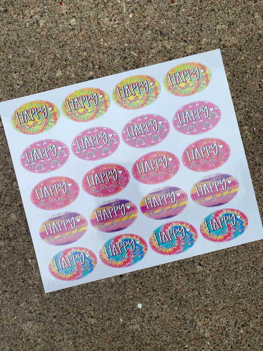 Happy Mail Vinyl Sticker Sheet