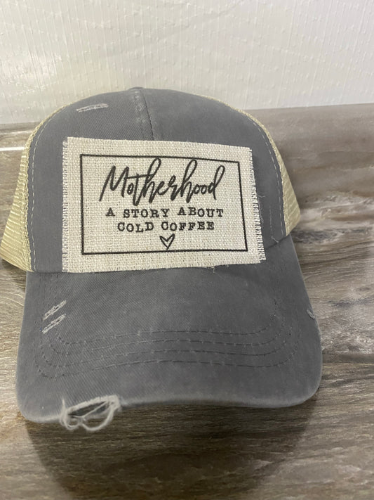 Motherhood A Story About Cold Coffee Hat Patch