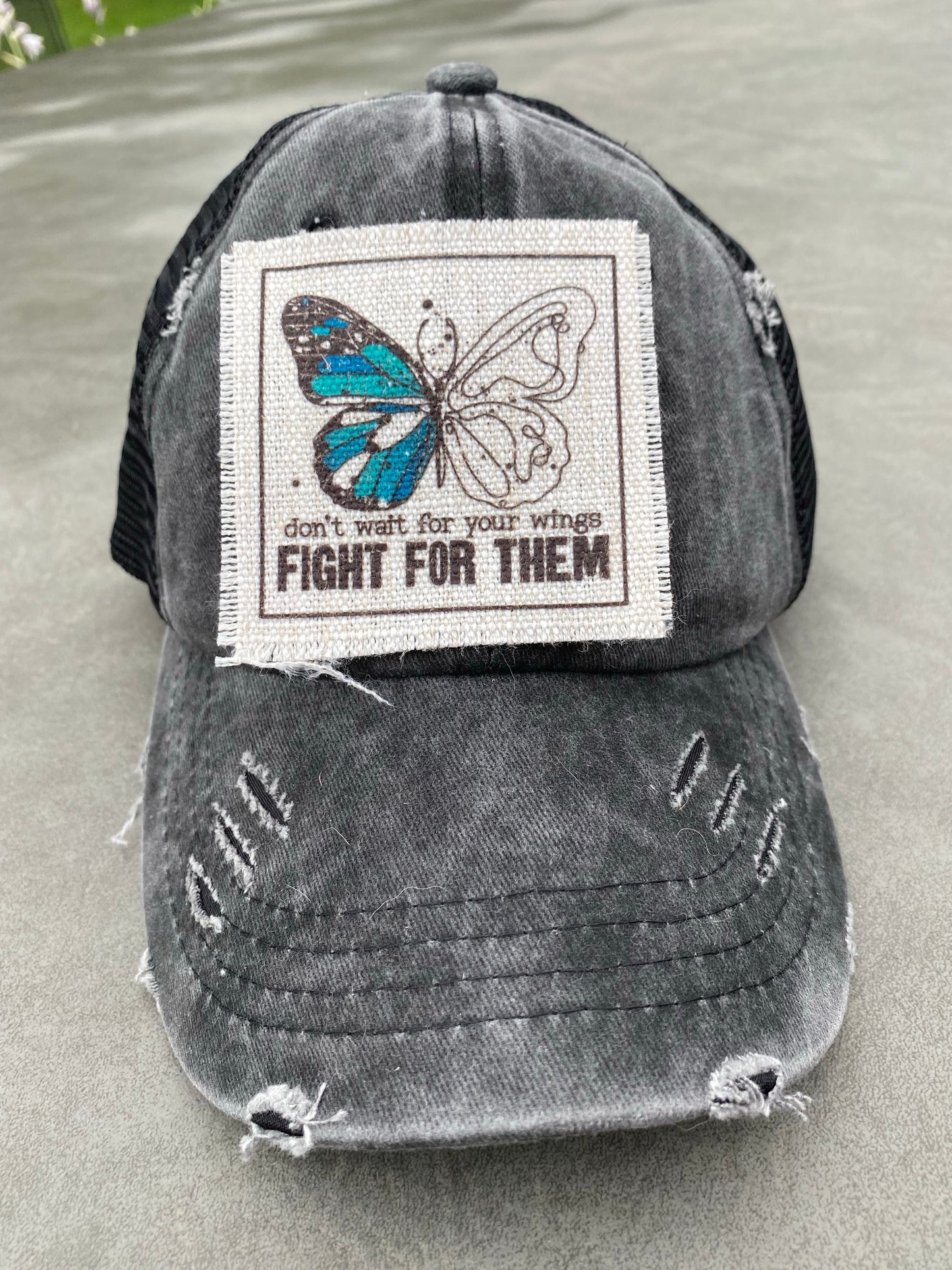 Fight For Them Hat Patch