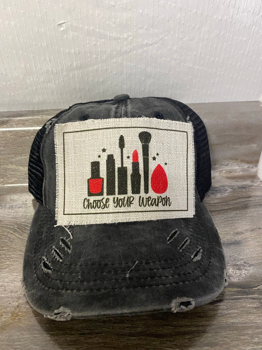 Choose Your Weapon Hat Patch