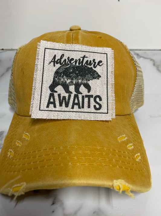 Adventure Awaits Hat Patch
