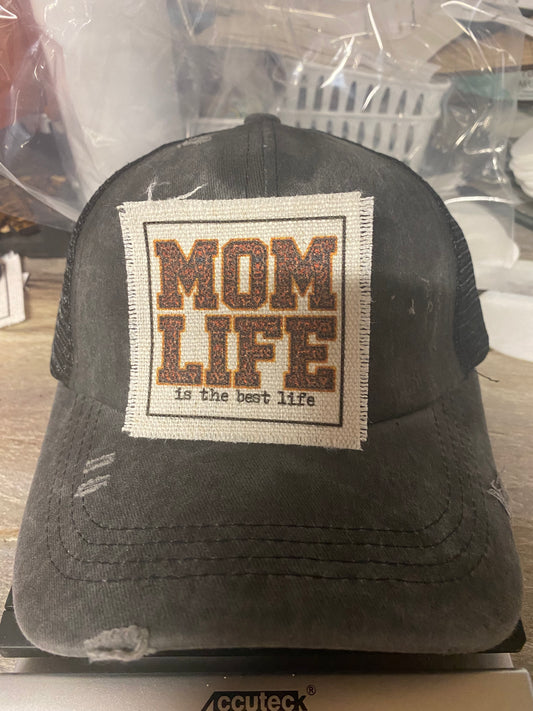 Mom Life Is The Best Life Hat Patch