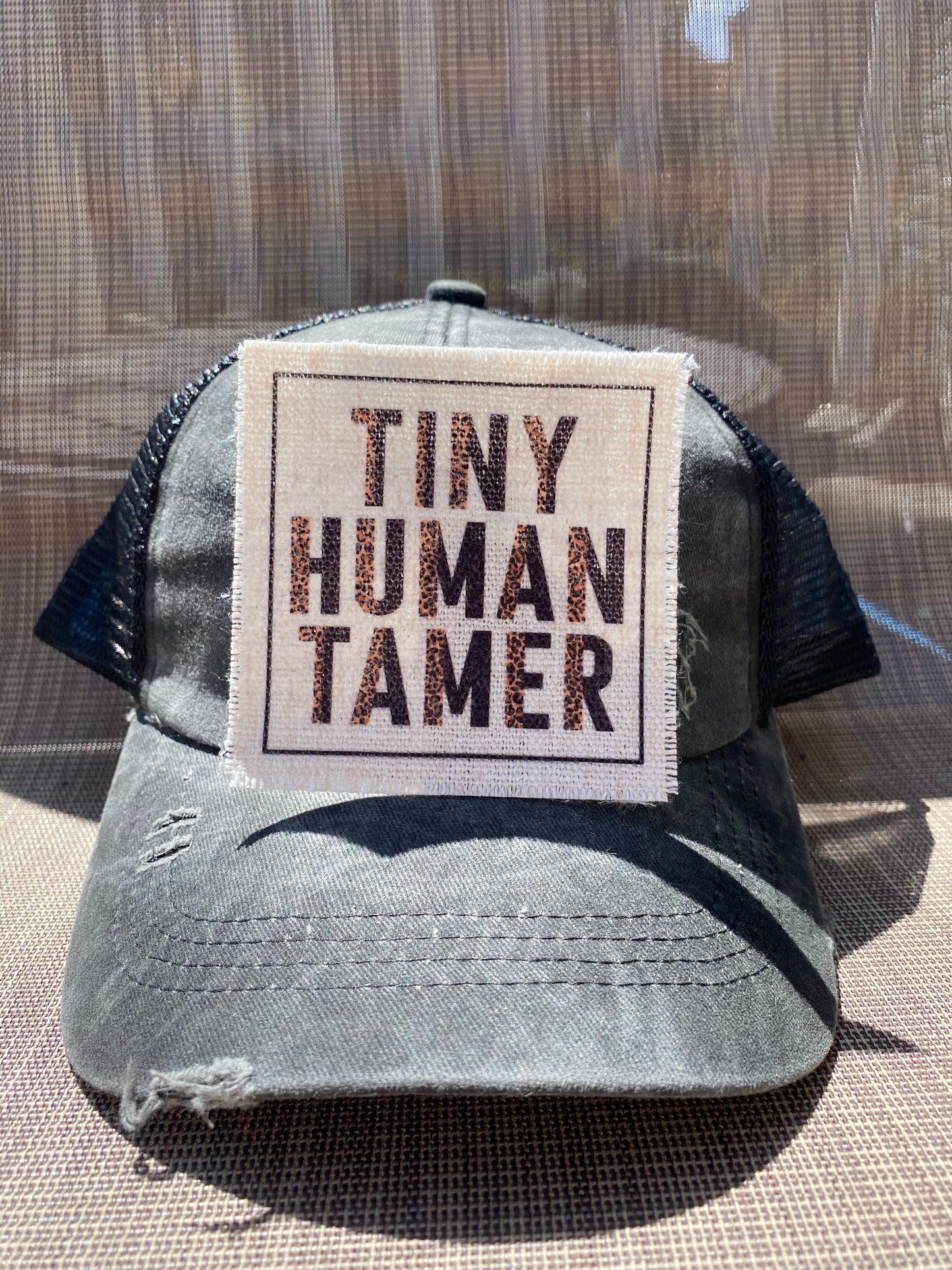 Tiny Human Tammer Hat Patch