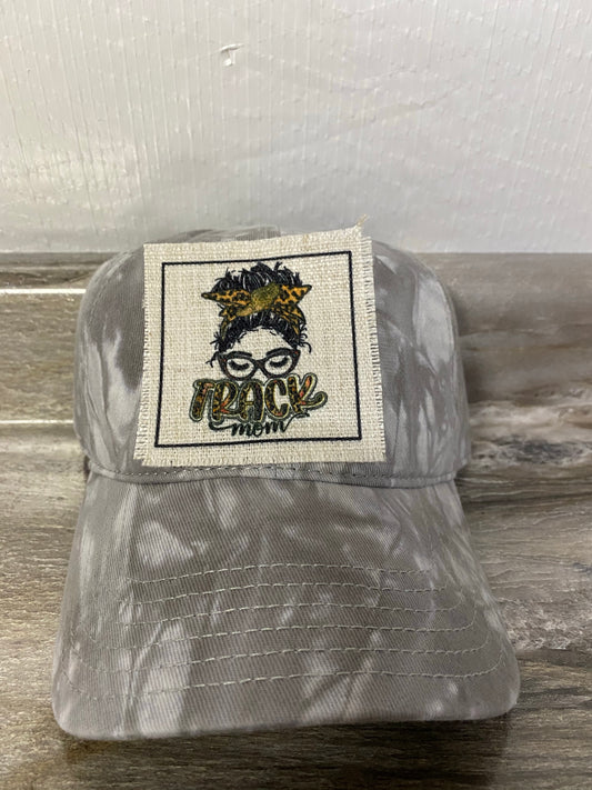 Track Mom Hat Patch