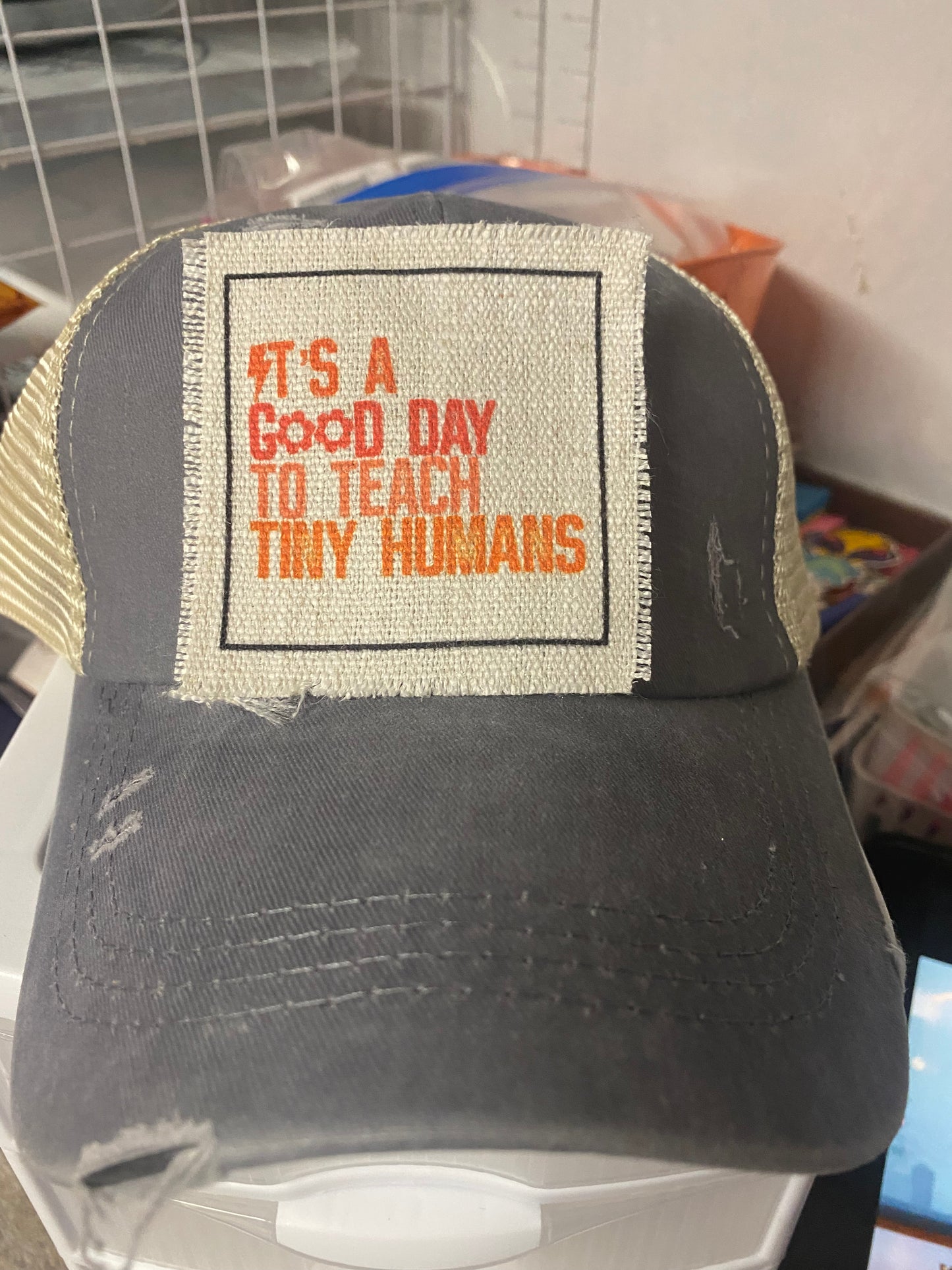 It's A Good Day To Teach Tiny Humans Hat Patch