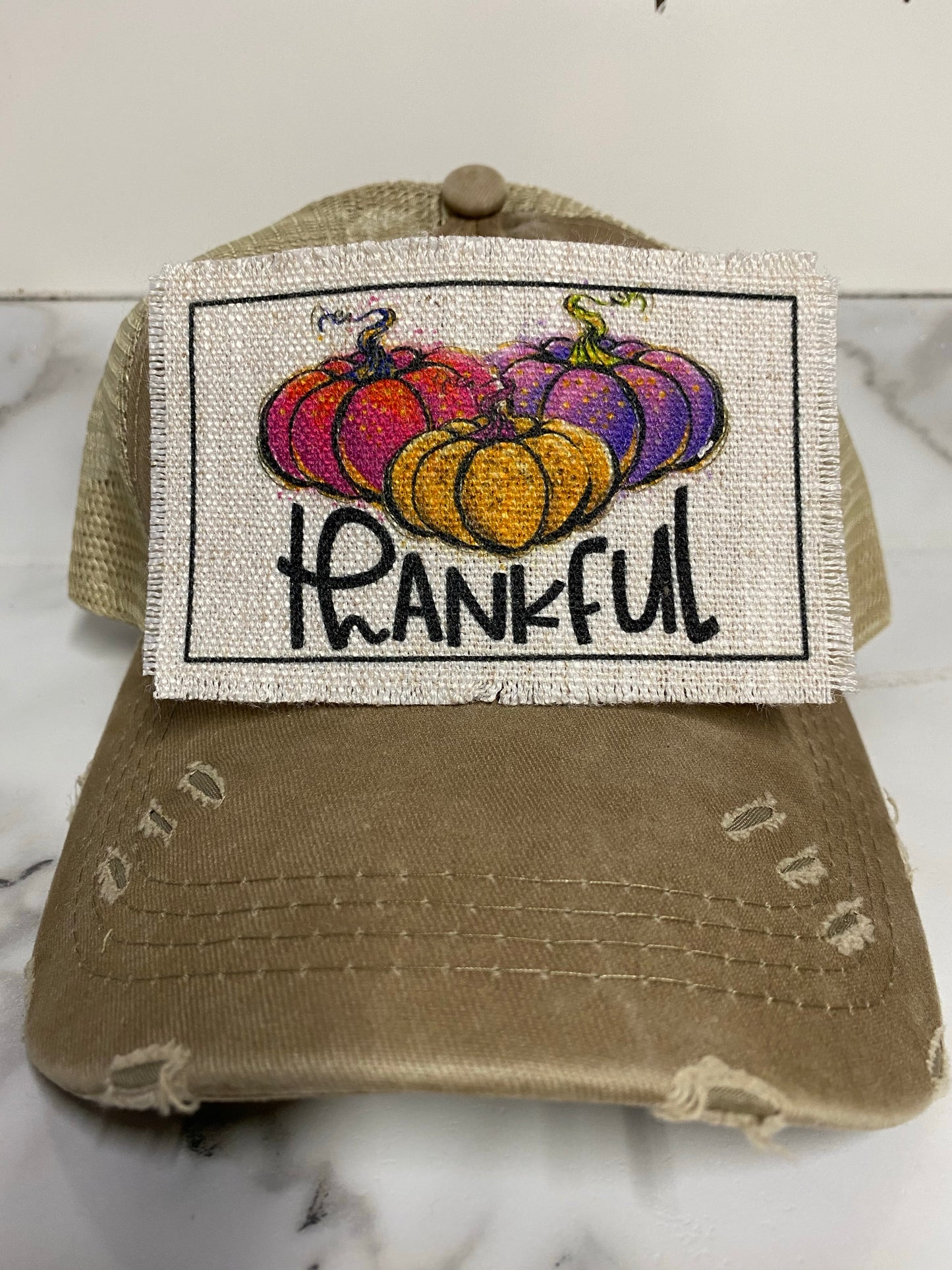 Thankful Hat Patch