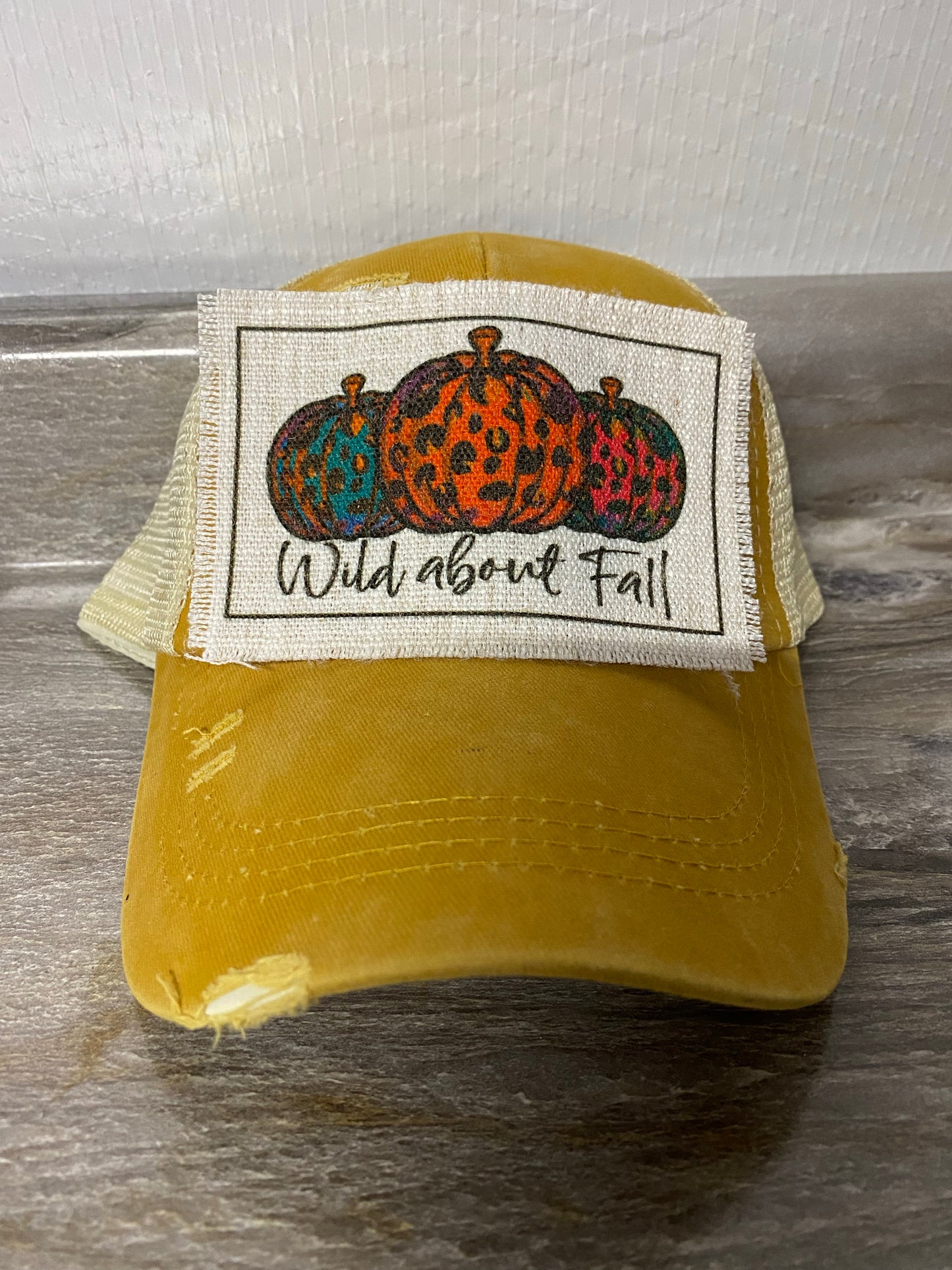 Wild About Fall Hat Patch