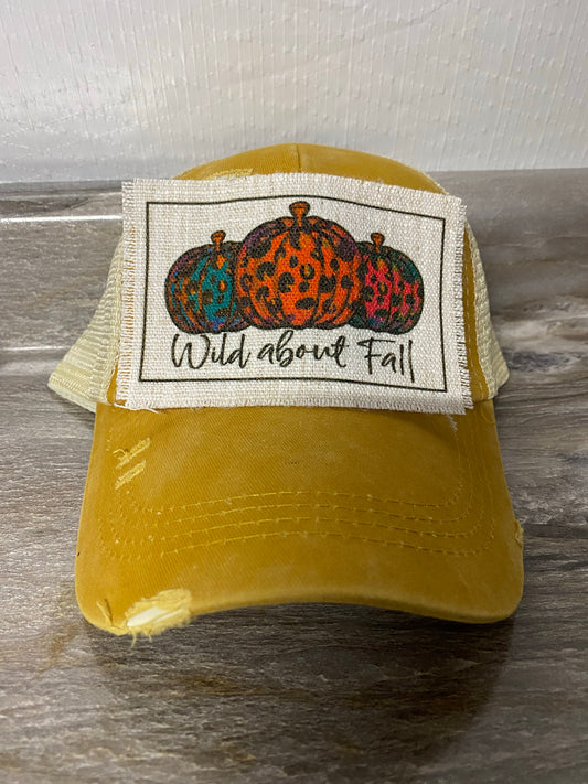 Wild About Fall Hat Patch