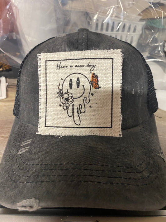 Have a Nice Day Hat Patch