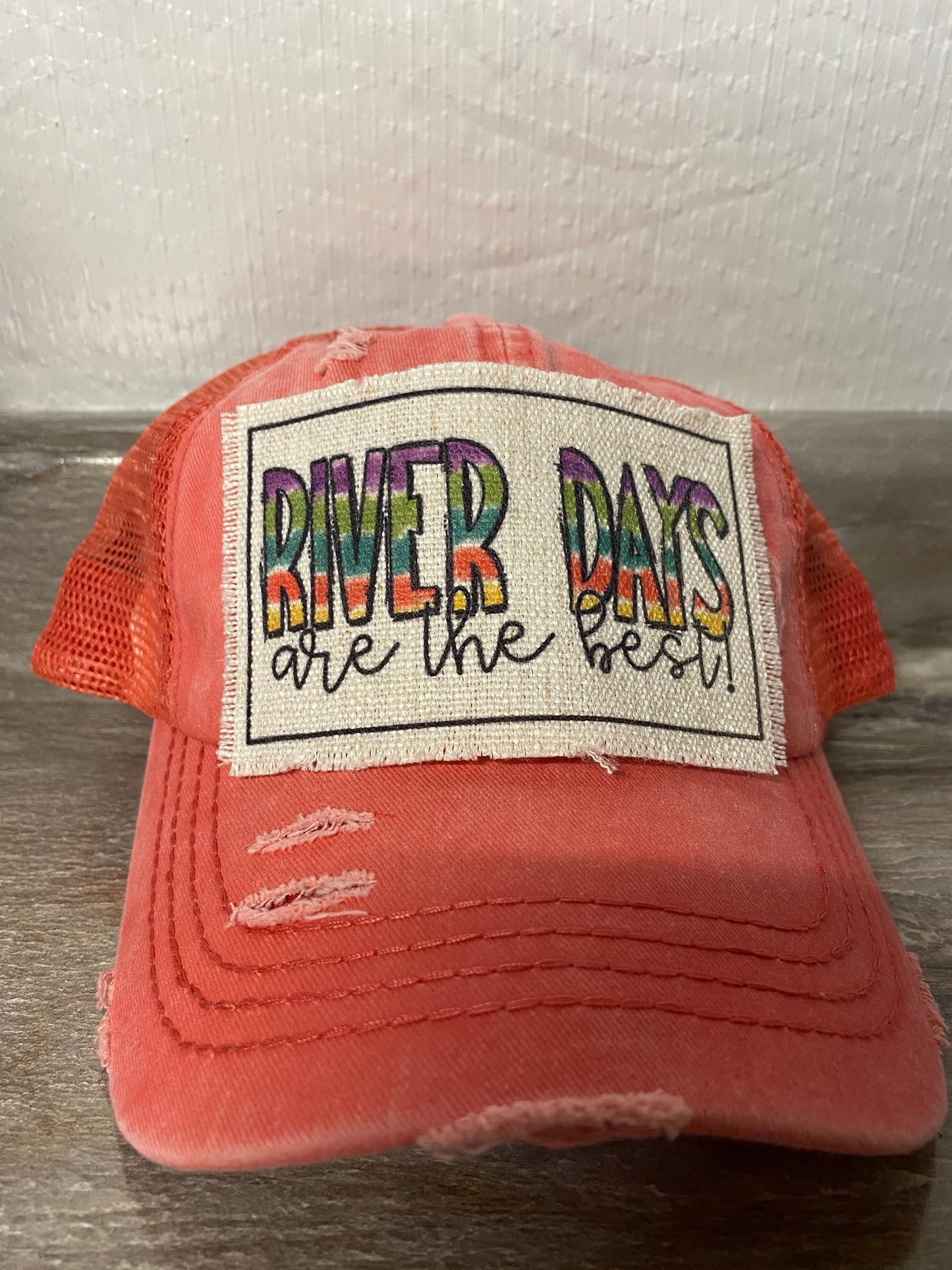 River Days Are The Best Hat Patch