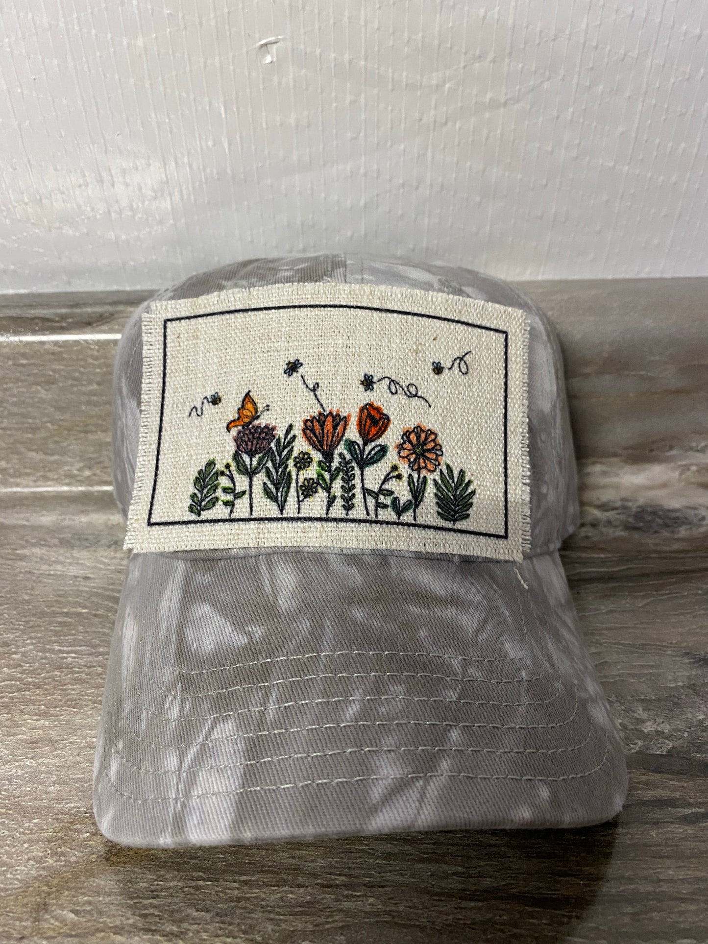 Flower Field Hat Patch