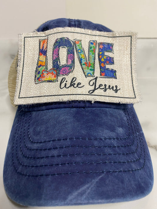 Love Like Jesus Hat Patch