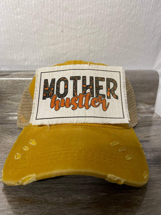 Mother Hustler Leopard Hat Patch