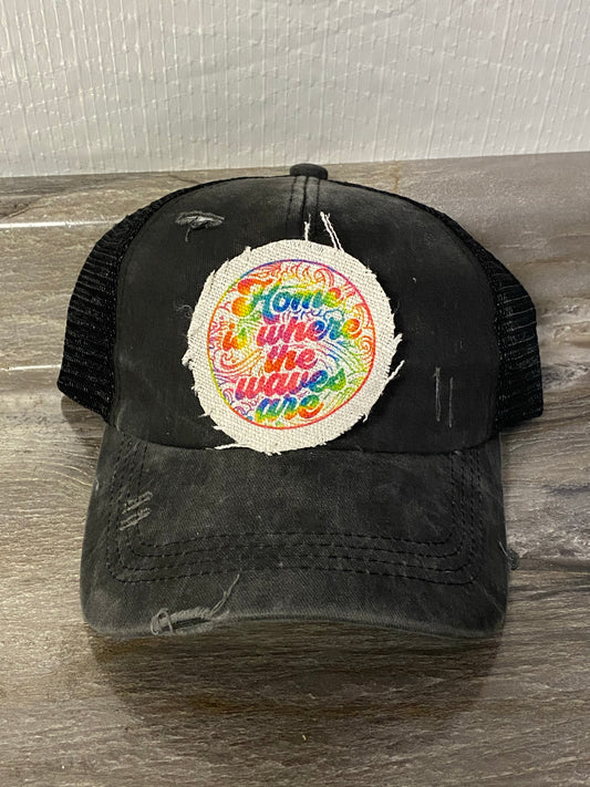 Home Is Where The Waves Are Hat Patch