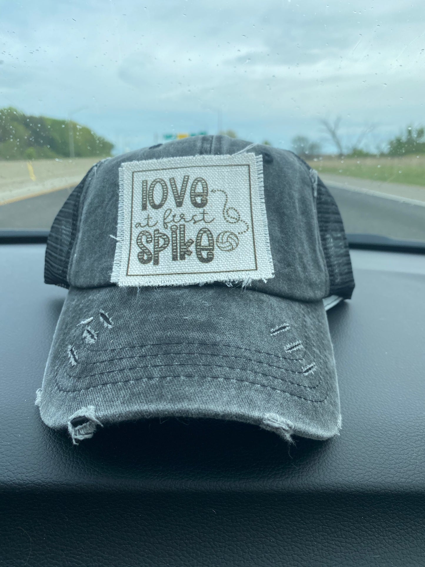 Love at First Spike Hat Patch