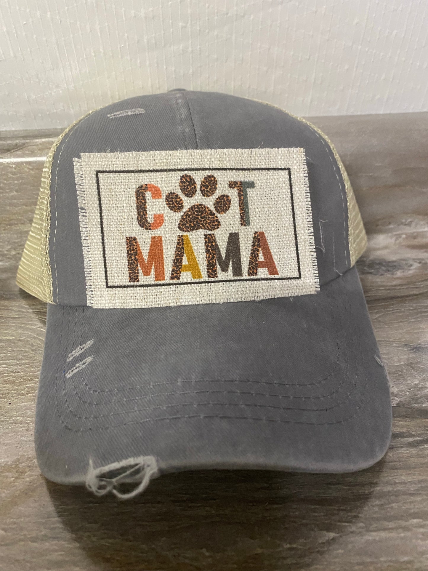Cat Mama Hat Patch