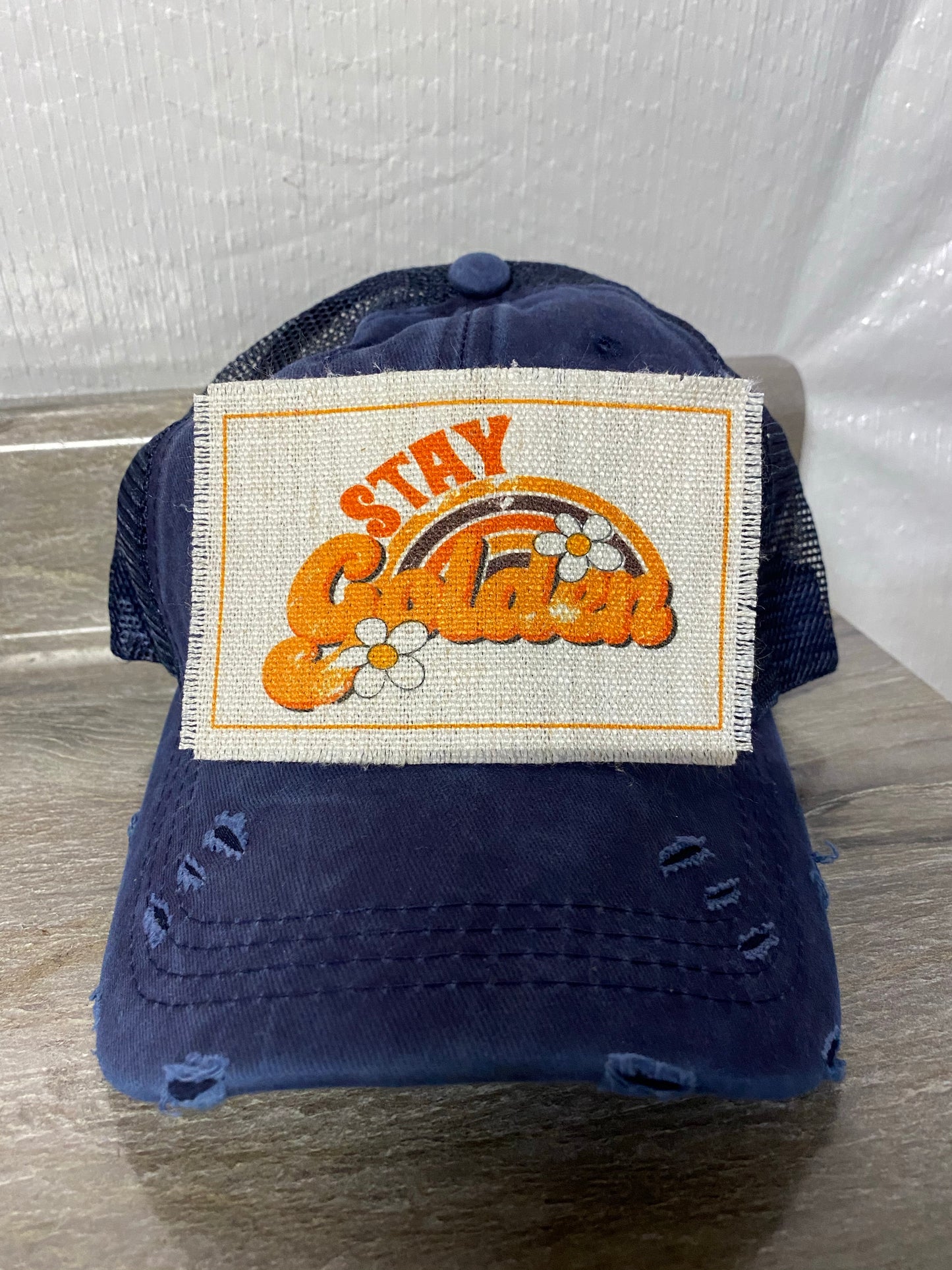 Stay Golden Hat Patch