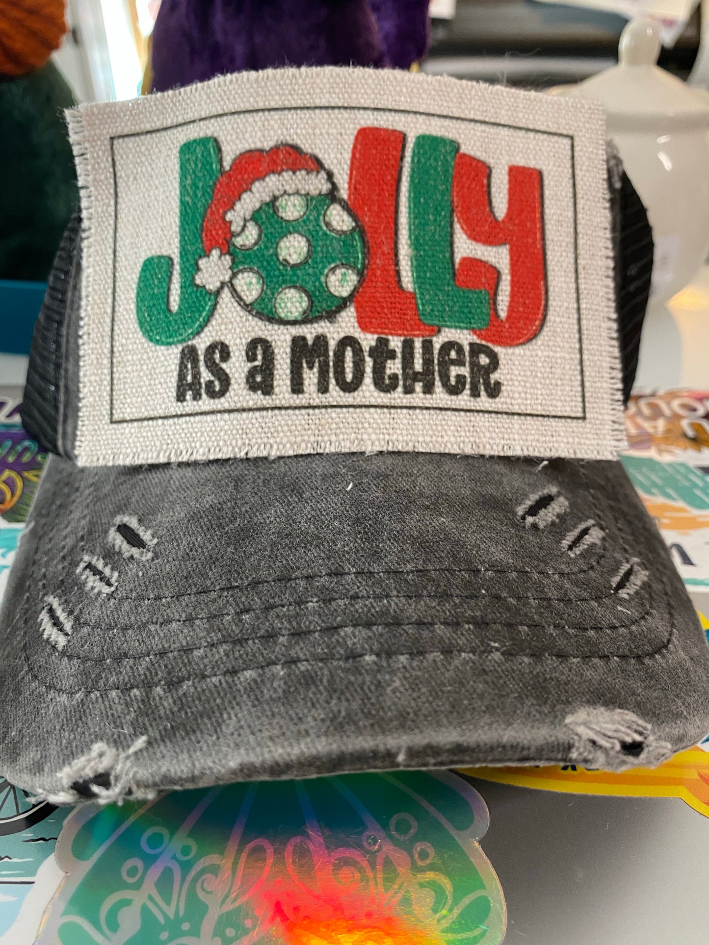 Jolly As A Mother Hat Patch