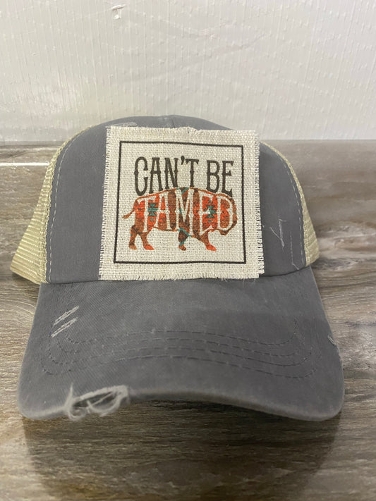Can't Be Tamed Hat Patch