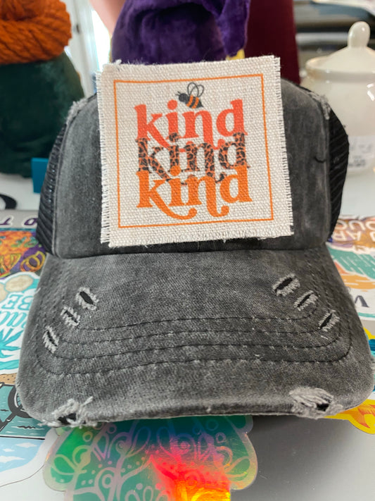 Be Kind 3 Hat Patch
