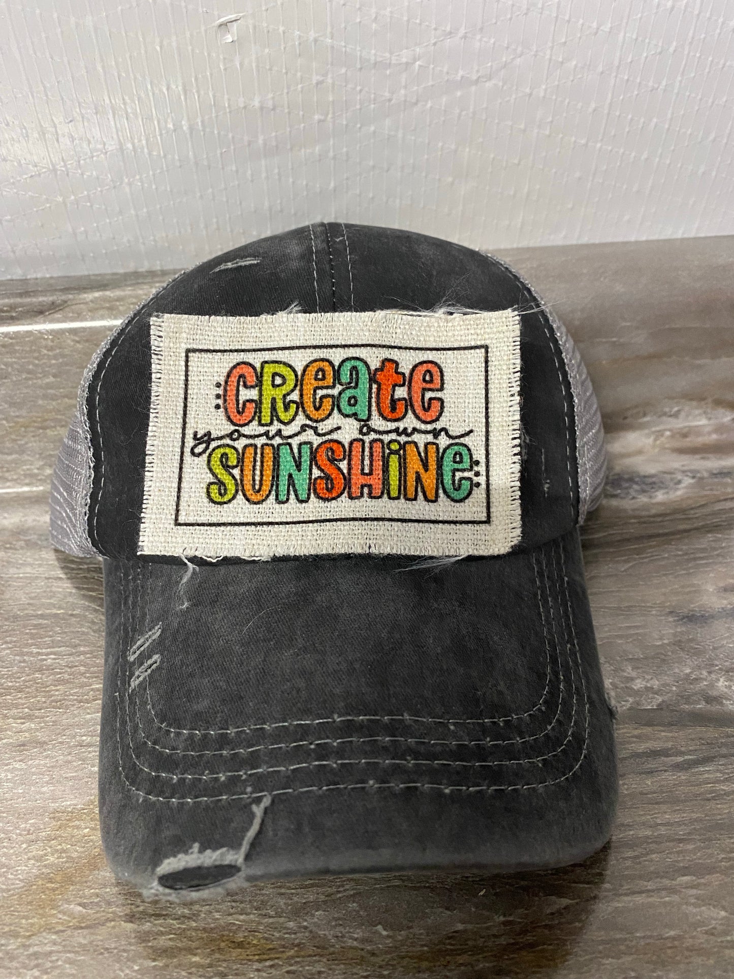 Create Your Own Sunshine Hat Patch