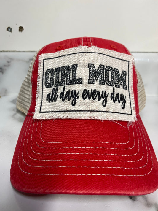 Girl Mom Hat Patch