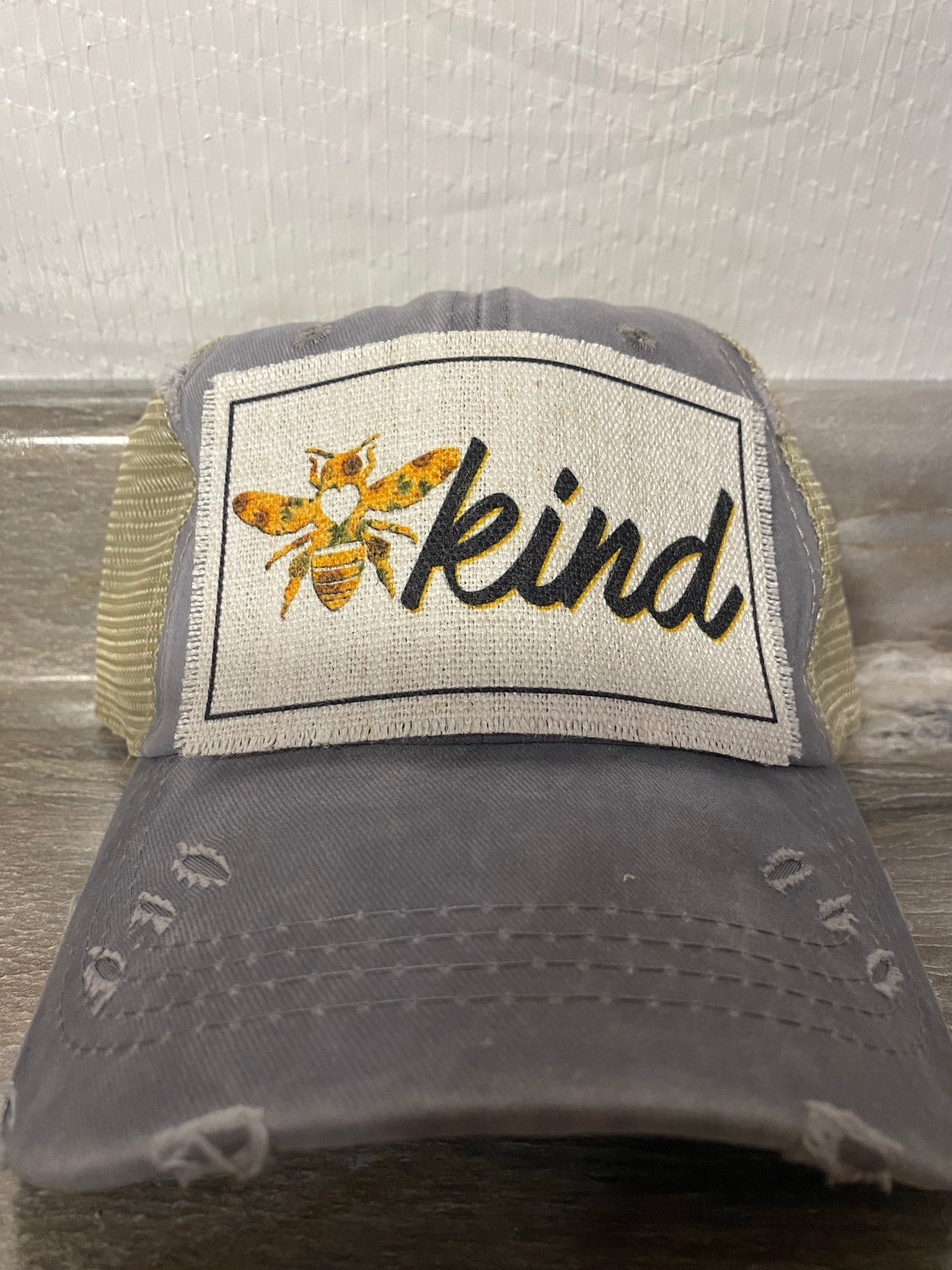 Bee Kind Hat Patch