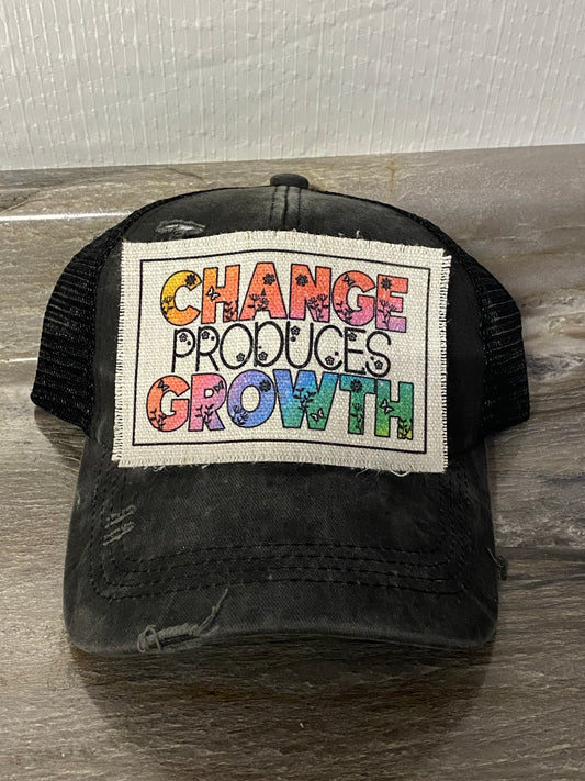 Change Produces Growth Hat Patch