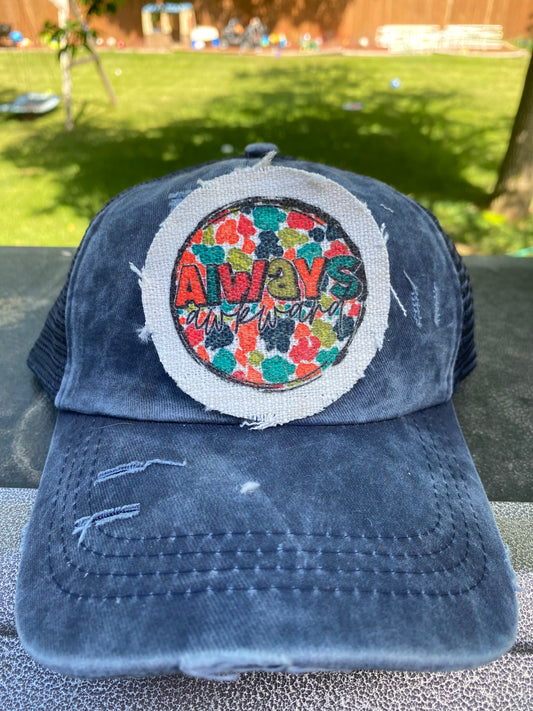 Always Awkward Circle Hat Patch