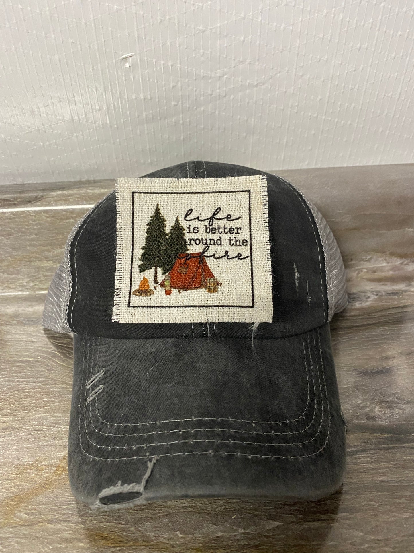 Life Is Better Round The Campfire Hat Patch