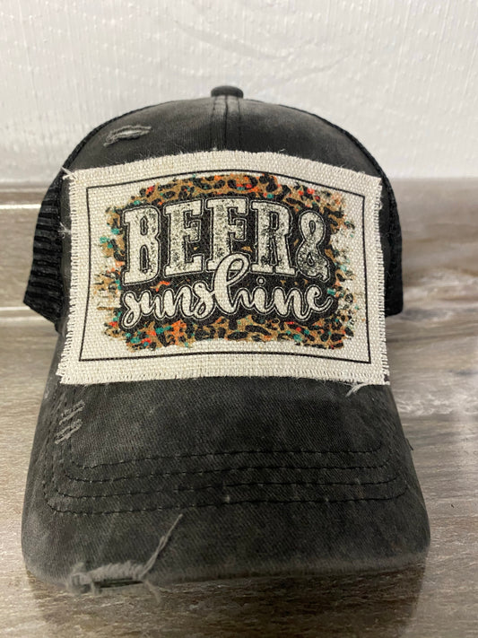 Beer & Sunshine Hat Patch