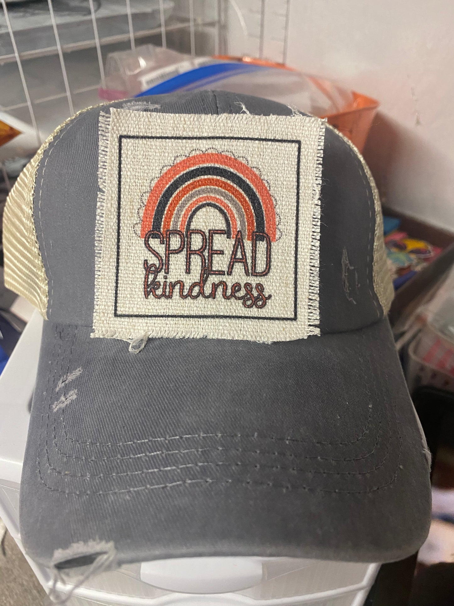 Spread Kindness Rainbow Hat Patch