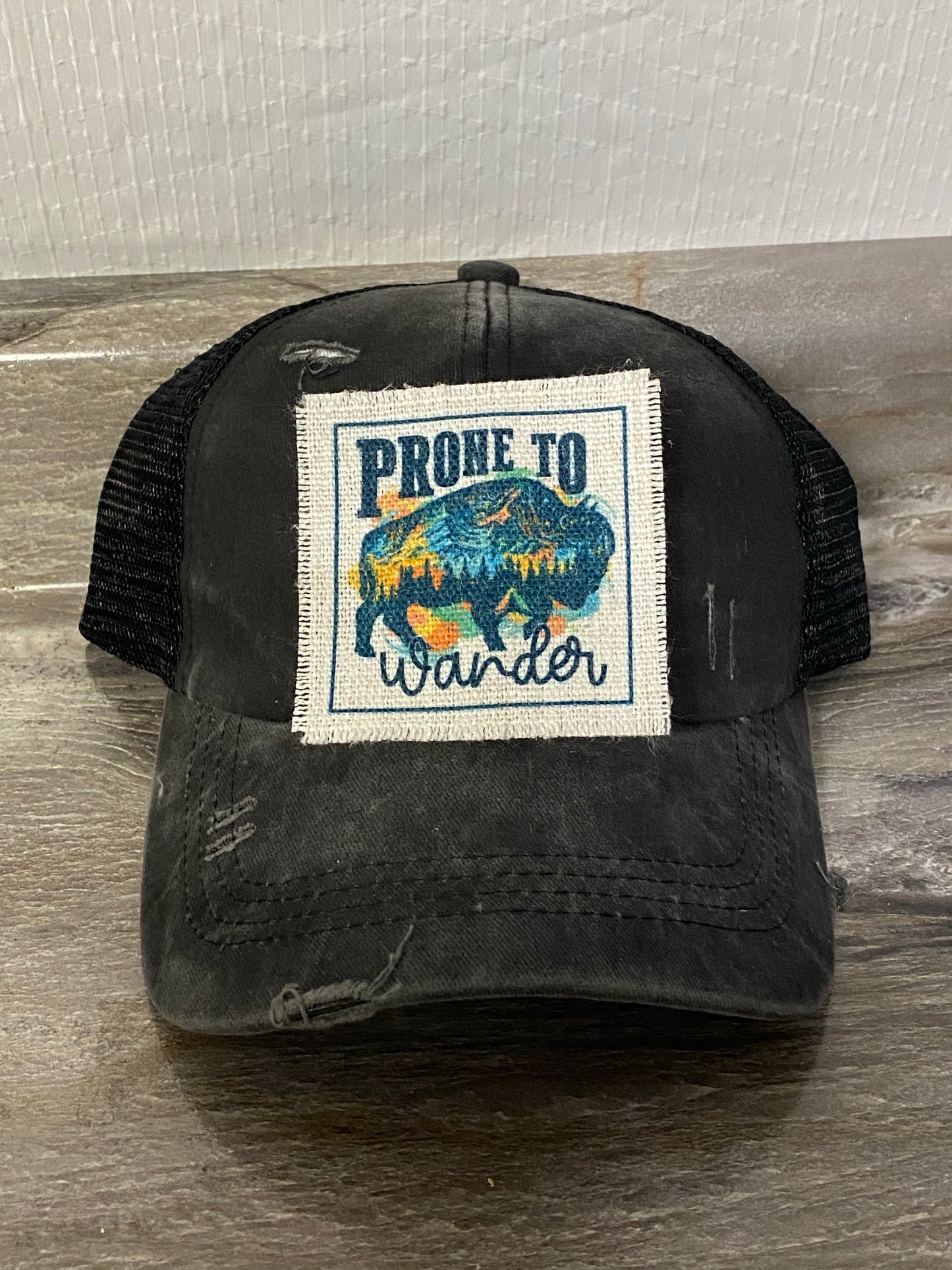 Prone To Wander Hat Patch