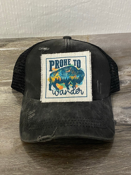 Prone To Wander Hat Patch