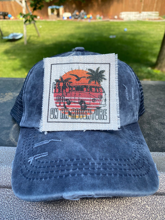 Let's Go On An Adventure Hat Patch