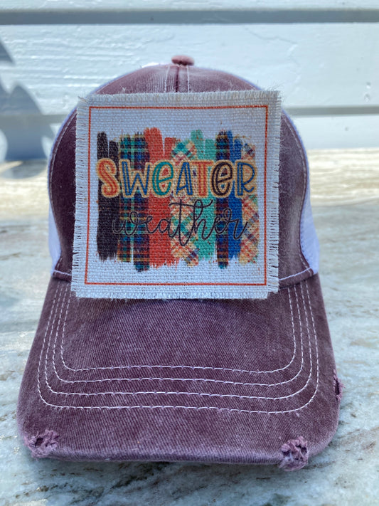 Sweater Weather Hat Patch