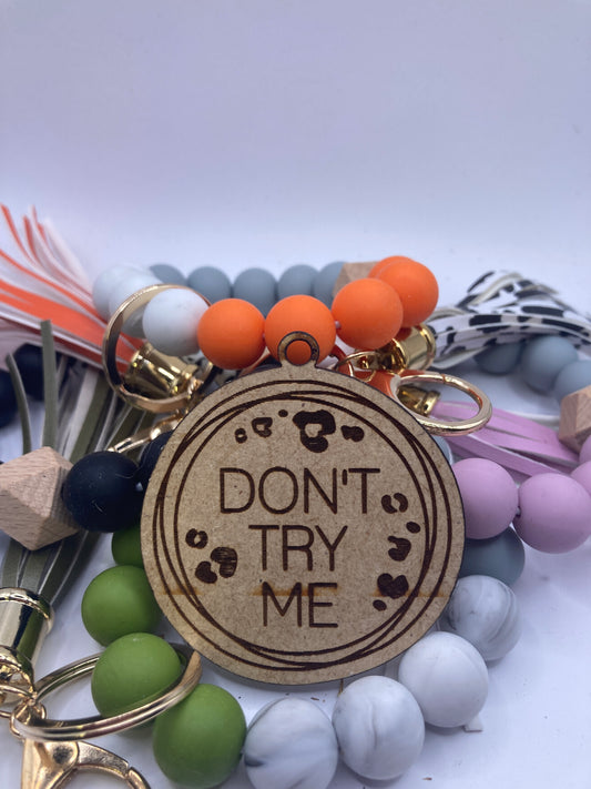 Don't Try Me Wooden Accessory Token