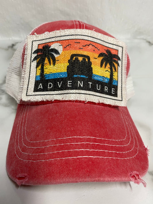 Adventure with Jeep Hat Patch