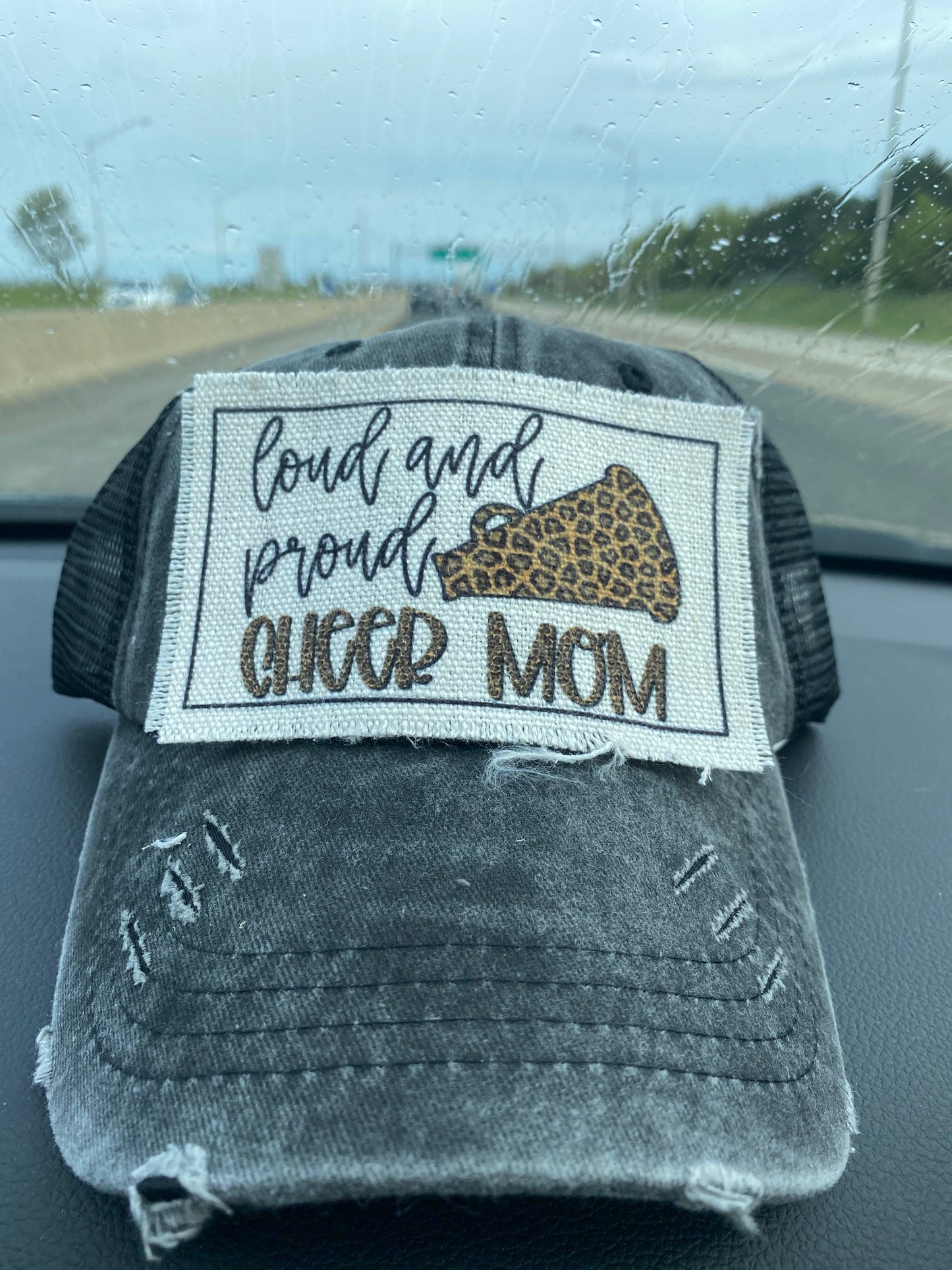 Cheer Mom Hat Patch