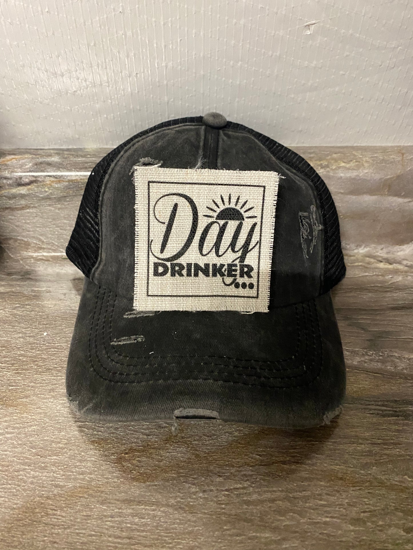 Day Drinker with Sun Hat Patch