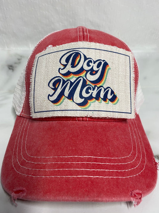 Dog Mom Hat Patch