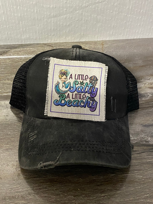 A Little Salty A Little Beachy Hat Patch